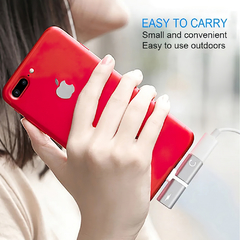 Adaptador iPhone Lightning Doble ( Auriculares y Carga ) en internet