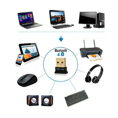 Adaptador Bluetooth V4.0 Mini USB CSR Doungle - Arte Digital