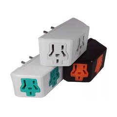 Adaptador Enchufe Triple Piramidal 10A - comprar online