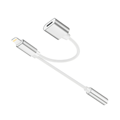 Adaptador iPhone Lightning a Lightning + Jack 3.5 mm - comprar online