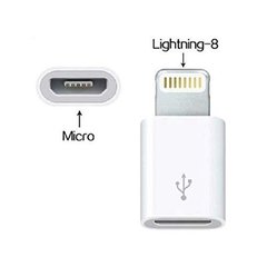 Adaptador Lightning Macho a Micro USB Hembra