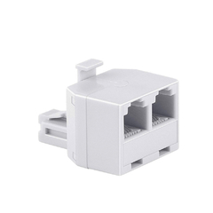 Adaptador RJ11 Hembra a 2 Jack RJ11 Telefono