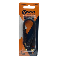 Cable 1 RCA Macho a 2 RCA Hembra ( Salida Potencia Auto ) - comprar online