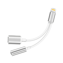 Adaptador iPhone Lightning a Lightning + Jack 3.5 mm - Arte Digital