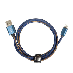Cable USB Iphone 5 - 6 - 7 ( Jeans ) Geeker en internet