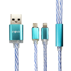 Cable USB Iphone - V8 Inova 2.1A 1 Mt - Arte Digital