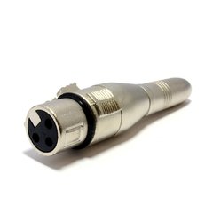 Adaptador Canon Hembra a Plug 6.5 Mono ( Metalico )