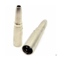 Adaptador Canon Macho a Plug 6.5 Mono ( Metalico ) - comprar online