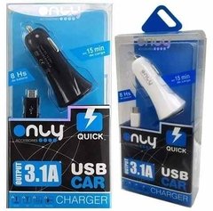 Cargador Rápida12v 2 USB V8 Only 3.1A