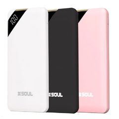 Cargador Portátil Soul 10.000 mAh con Visor en internet