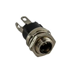 Conector Jack Hembra DC Chasis 2.1 mm con Corte