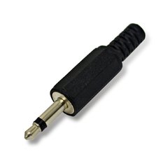 Conector Plug 3.5 Mono ( Plastico )