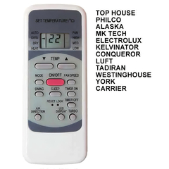 Control Remoto Aire Top House - Philco - Alaska - Elextrolux - Carrier AR-800 - comprar online
