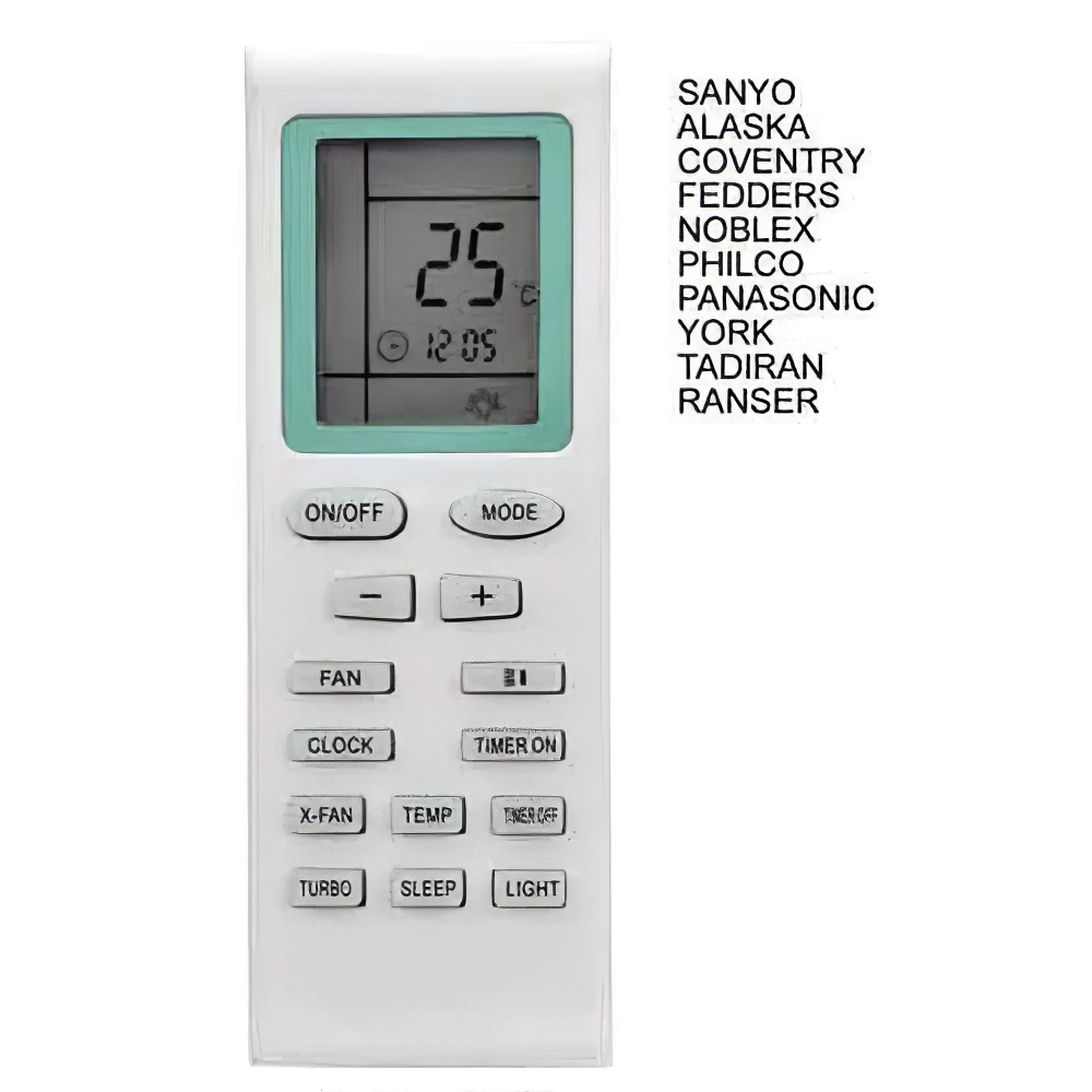 Control Remoto Aire Sanyo - Alaska - Conventry - Fedder - Noblex - Philco Panasonic - Ranser AR-801