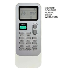 Control Remoto Aire Hisense - Cooltime - Alaska - Sigma - Whirlpool AR-810 - comprar online