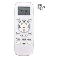 Control Remoto Aire BGH - Hisense - York AR-833 - comprar online