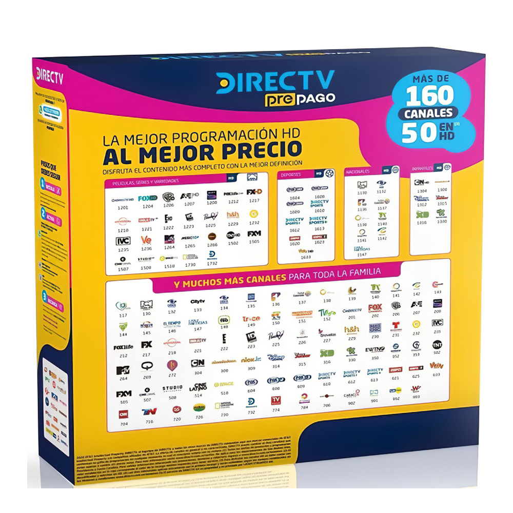Directv Prepago HD Kit Autoinstalable Arte Digital