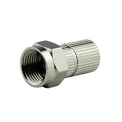 Conector RG6 F Macho para Cable Coaxil ( Aluminio ) - Arte Digital