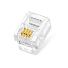 Ficha RJ11 para Armar x 10 Unidades