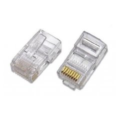 Ficha RJ45 para Armar Cat5e Nisuta X 10 Unidades