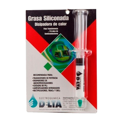 Grasa Siliconada en Jeringa 10 cc Delta