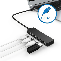 Hubs 4 Puertos USB 2.0 Interfaz USB Tipo C - comprar online