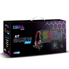 Kit Gaming 4 en 1 Soul ( Teclado - Mouse - Auriculares ) en internet