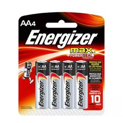 Pilas Energizer Max AA E-91 x 4 Unidades