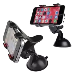 Soporte para Celular - GPS Auto Pinza Doble - Arte Digital