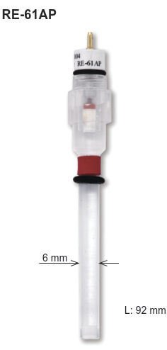 Electrodo de referencia para solución alcalina.