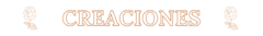 Banner de la categoría PRODUCTOS CREACIONES