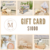 GIFT CARD $1000 - comprar online