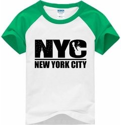 Camiseta Raglan Infantil Nova Iorque New York City (nyc)