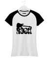 Baby Look Raglan Banda Rock Guitarra Rock In Roll - loja online