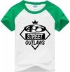 Camiseta Raglan Infantil Corridas Proibidas 405 - Street Outlaws