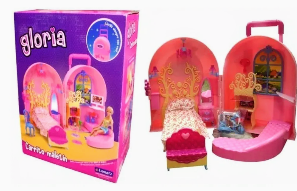 Valija carrito MALETIN gloria con muebles
