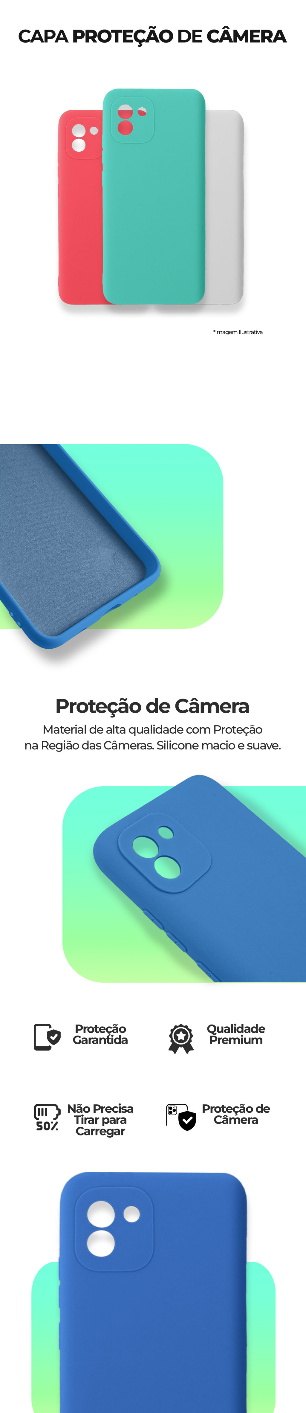 Capa Silicone Sam S23 Ultra - BH Center Peças