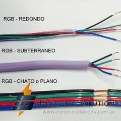 Cable pixel 3 x 0,35 Negro x metro plano - comprar online