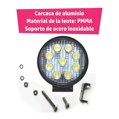 Faro Proyector 9 Led 27w 2025lm