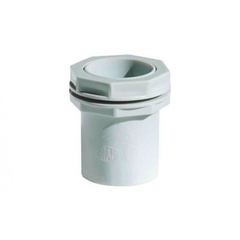 Conector 3/4 PVC Gris