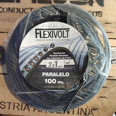 Cable Paralelo Negro 2x1mm2 - FLEXIVOLT