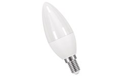 Lampara LED Tipo Vela 7W E14 Luz Calida - INTERELEC