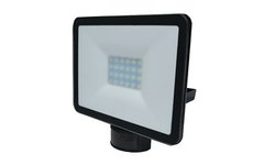 Reflector LED 20W Con S/Movimiento Negro Luz Dia - INTERELEC