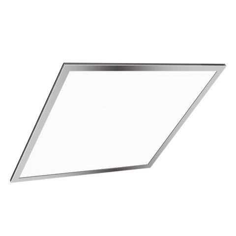 Panel LED Ultrafino Cuadrado 45W Plateado Aluminio - INTERELEC
