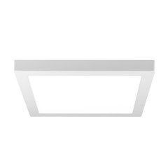 Plafon LED 12W Cuadrado Blanco Luz Calida - INTERELEC