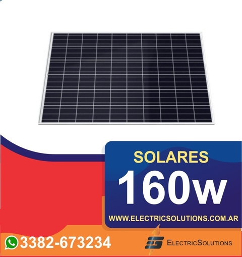 Panel Solar Policristalino 160w 18v (36 celdas)