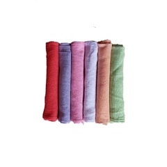 Toalha social toalhinha de mão com 10 pçs cores sortidas na internet