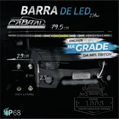 BARRA LED SUPER SLIM DUAL COLOR 32" 234W