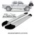 Estribo Lateral Ranger 2001 A 2012 Cabine Dupla Com Ponteira Preta Modelo Original