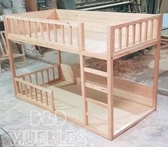 Cama Cucheta Infantil Paraiso Estilo Montessori 1,90 X 0,80